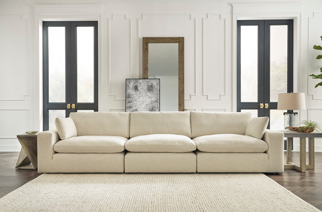 Elyza Linen 3-Piece Sofa