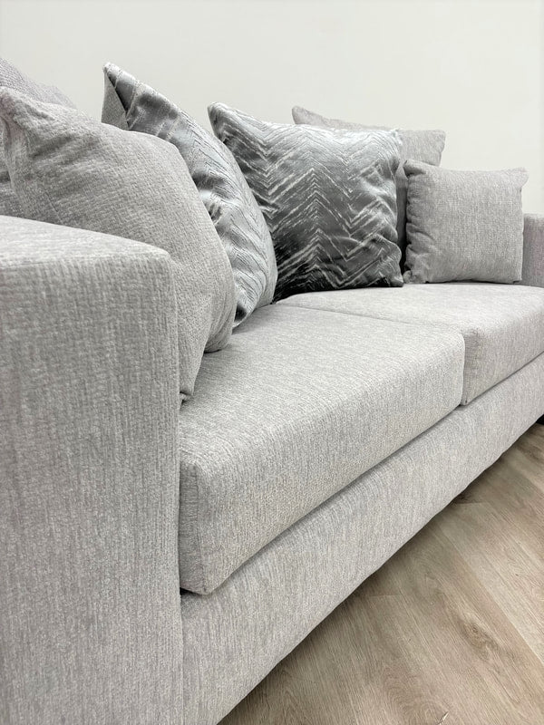 Dove Grey Sofa & Loveseat Living Room Set
