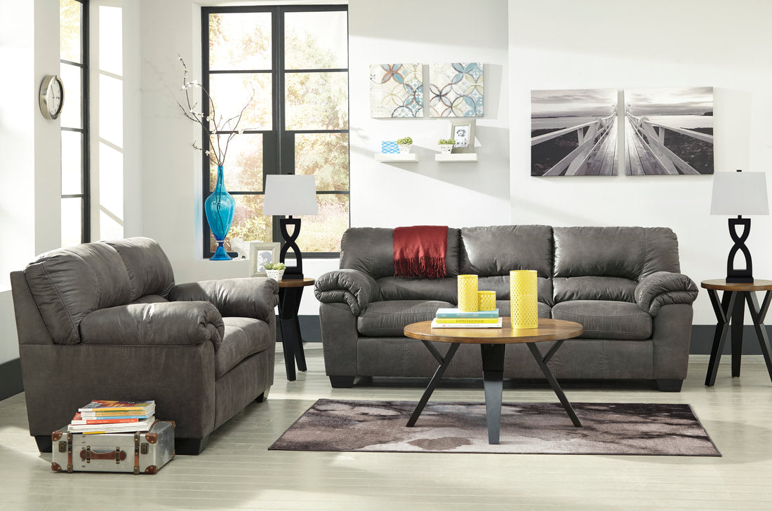 Ashley Slate Sofa & Loveseat Living Rom Set