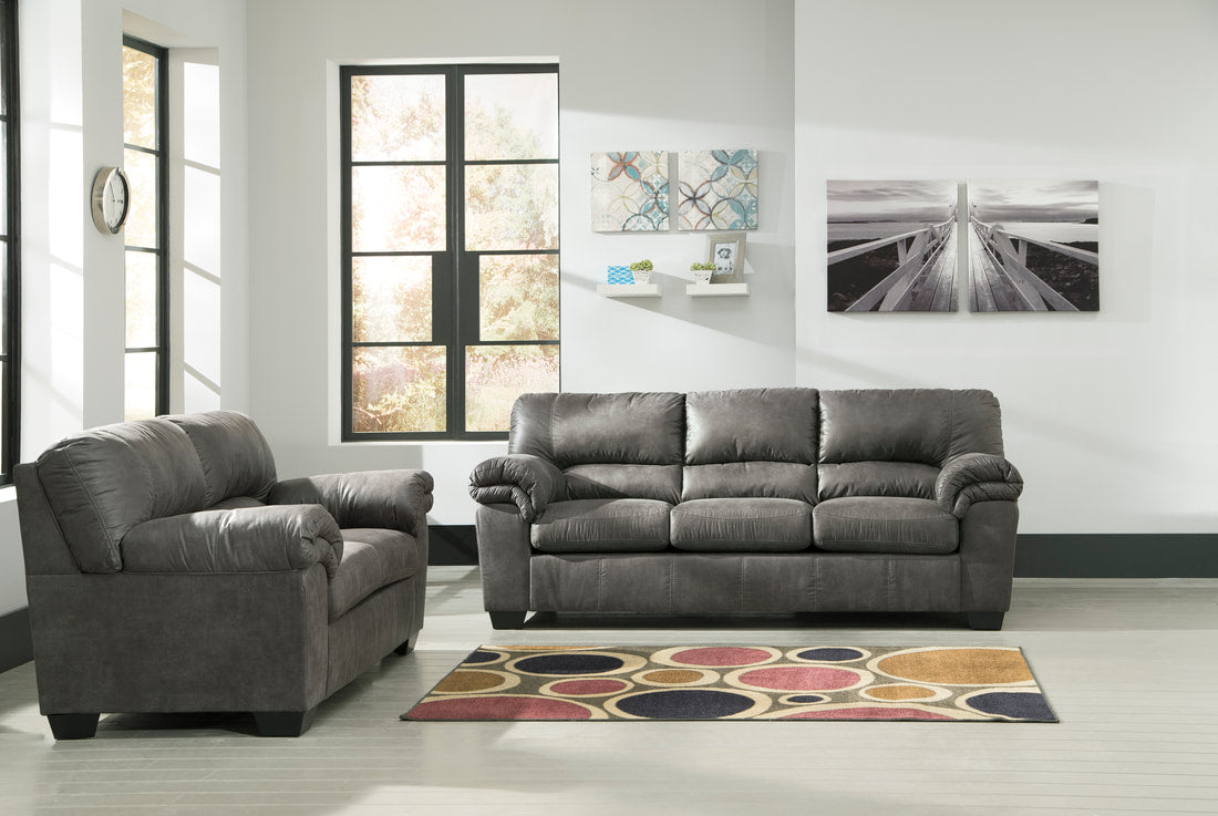 Ashley Slate Sofa & Loveseat Living Rom Set