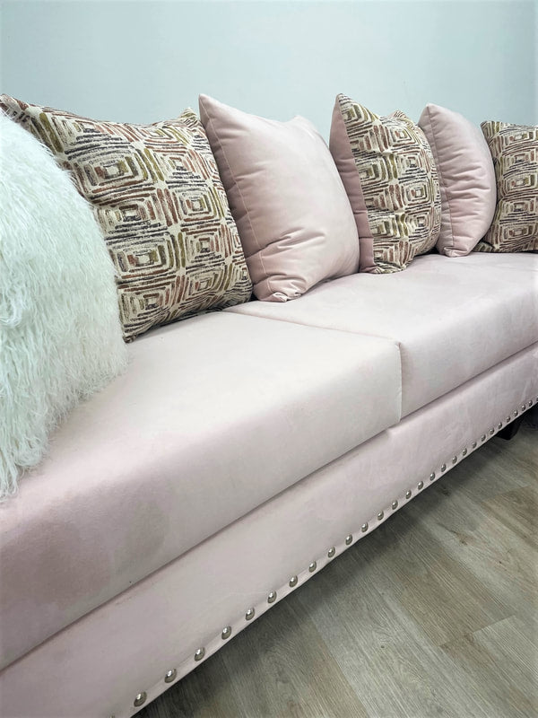 Monroe Pink Sectional