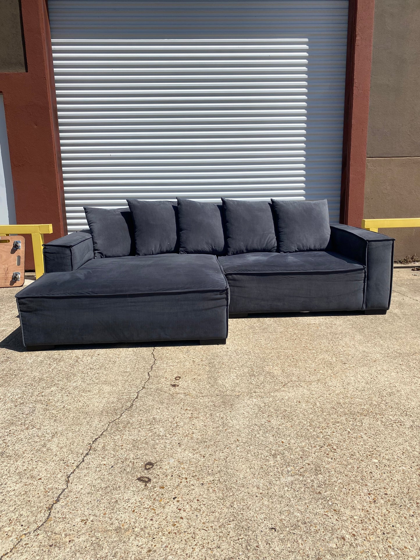 Dark Grey 2 Piece Sectional