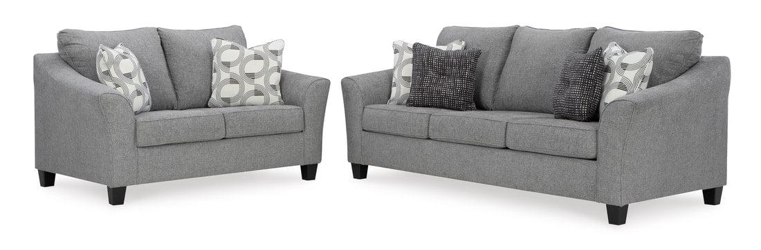Ashley Smoke Gray Sofa & Loveseat