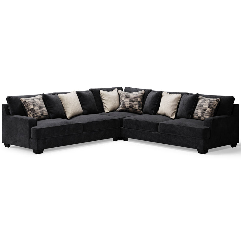 Oversized Ashley Charcoal Sectional