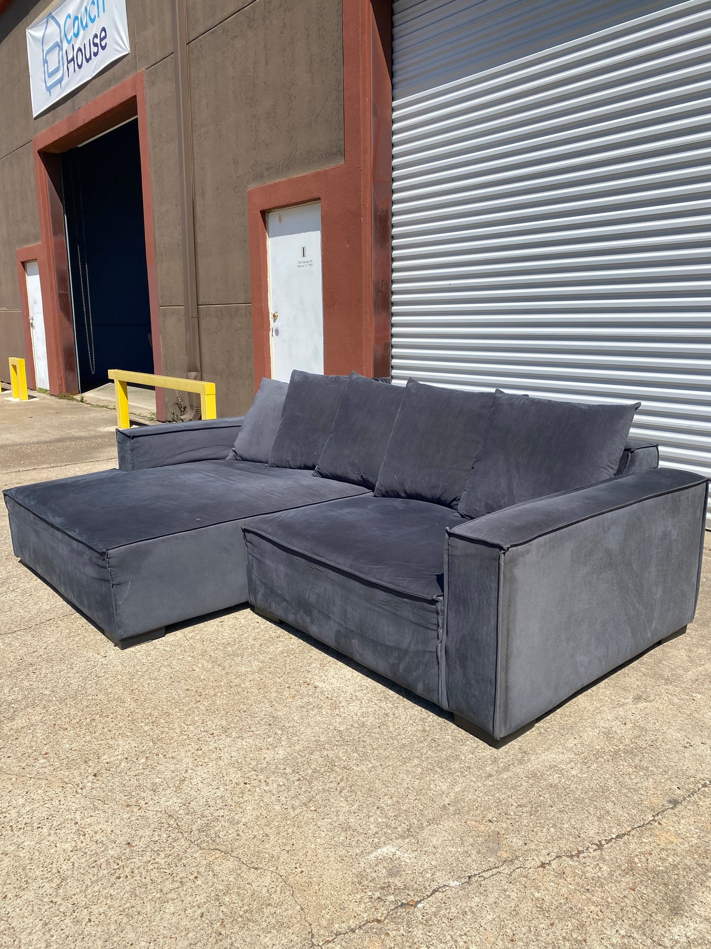 Dark Grey 2 Piece Sectional