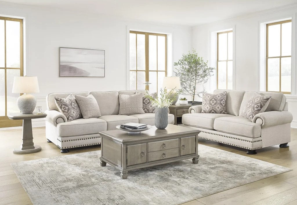 Ashley Sand Basket Sofa & Loveseat Living Room Set