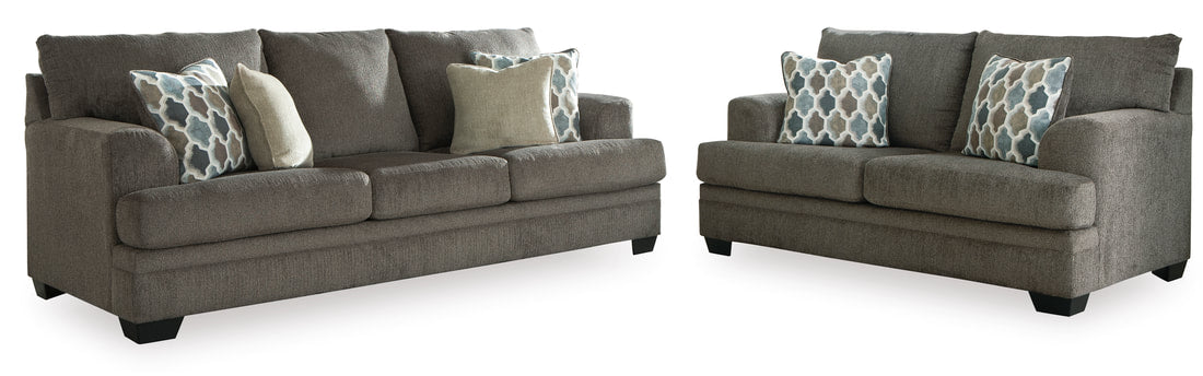 Ashley Slate Sofa & Loveseat Living Room Set