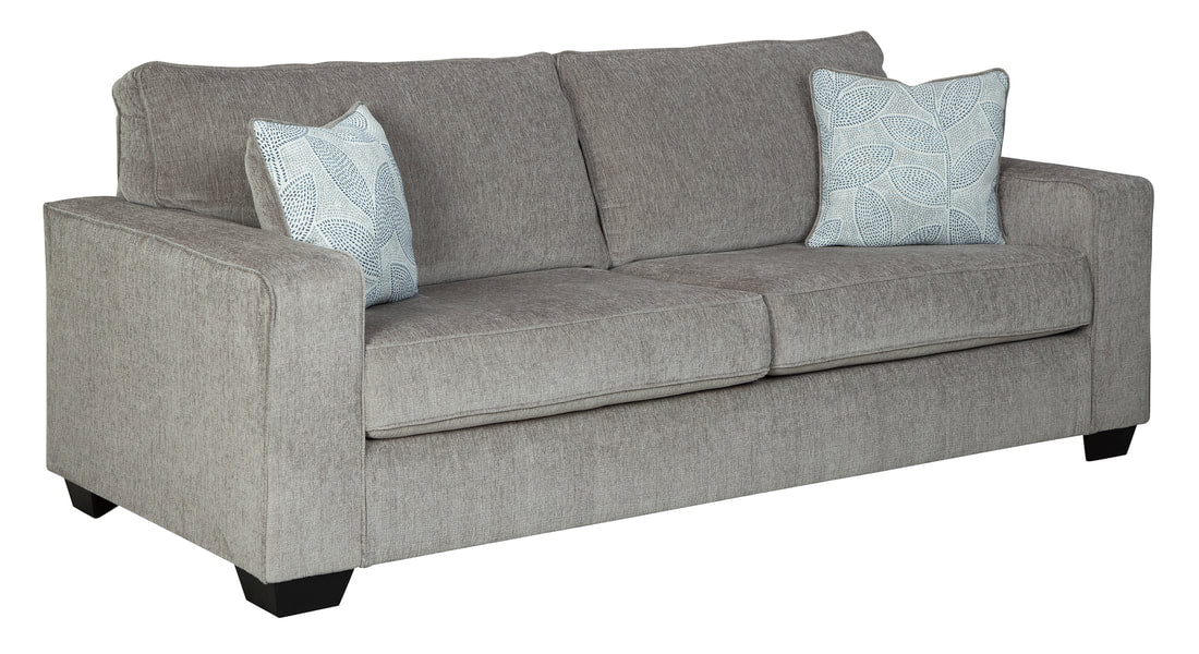 Ashley Alloy Grey Sofa & Loveseat Living Room Set