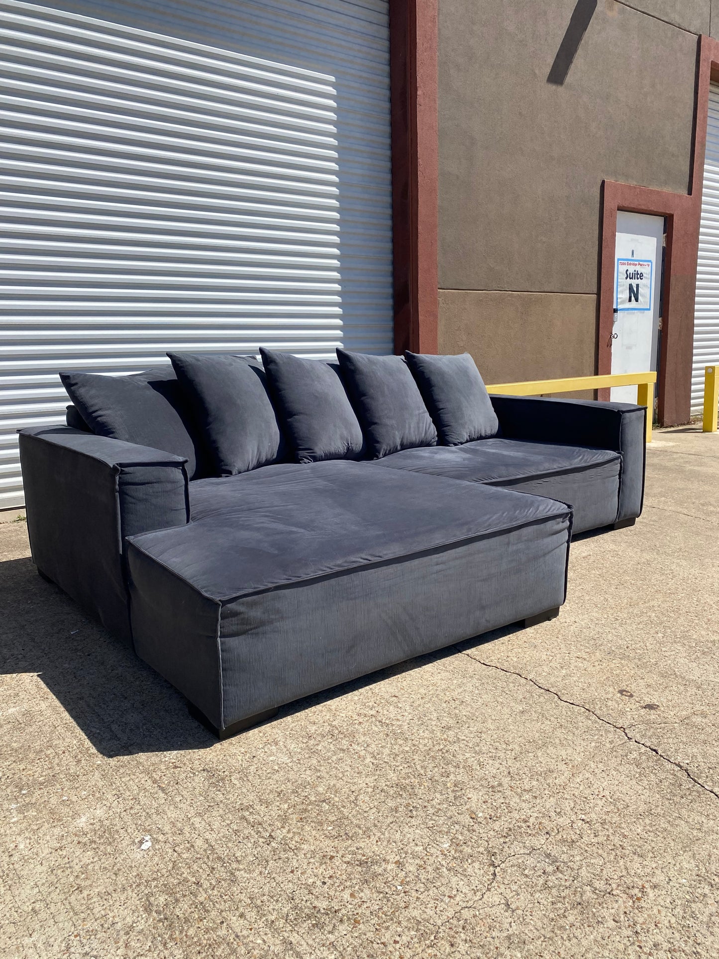 Dark Grey 2 Piece Sectional