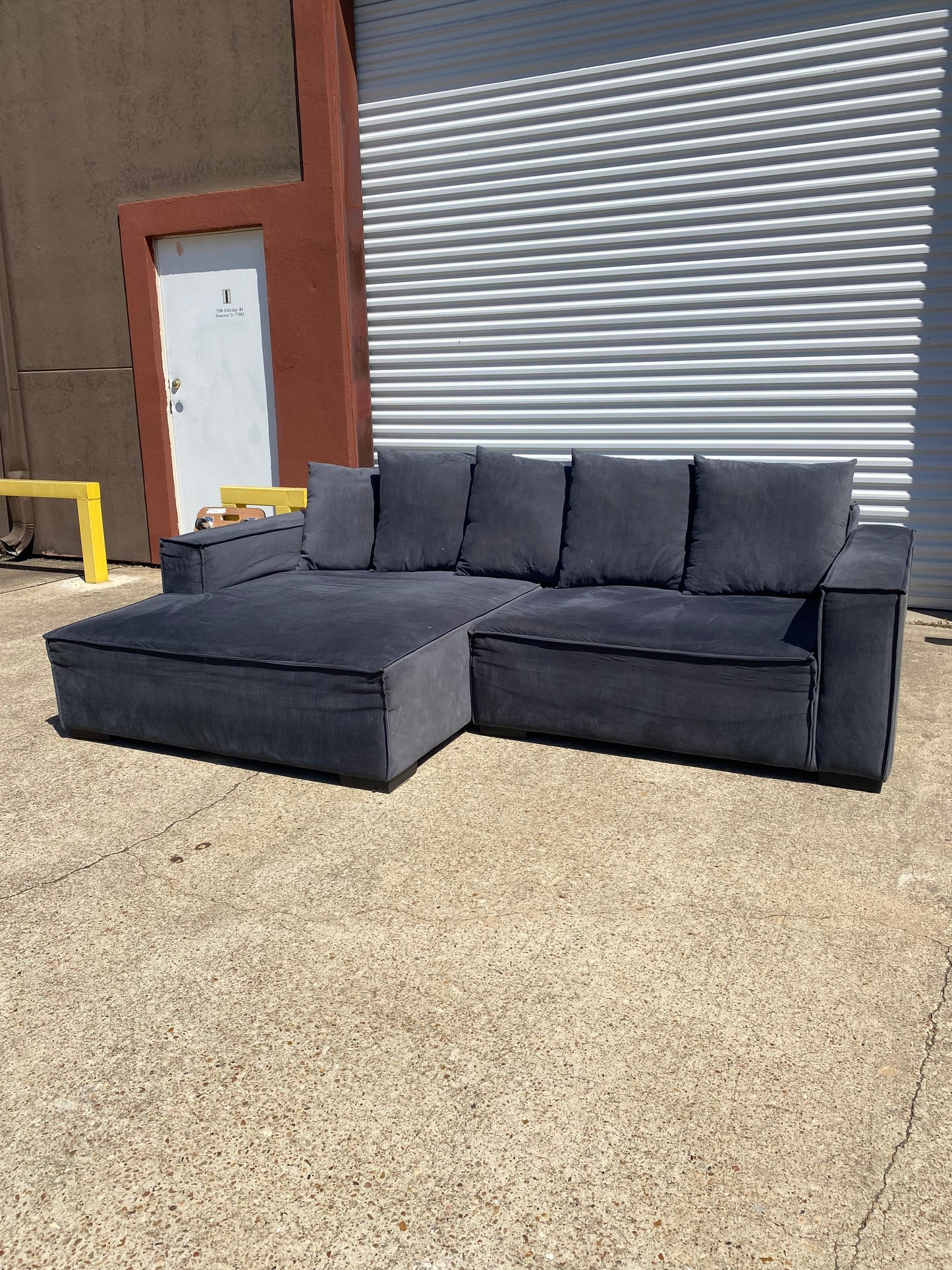 Dark Grey 2 Piece Sectional