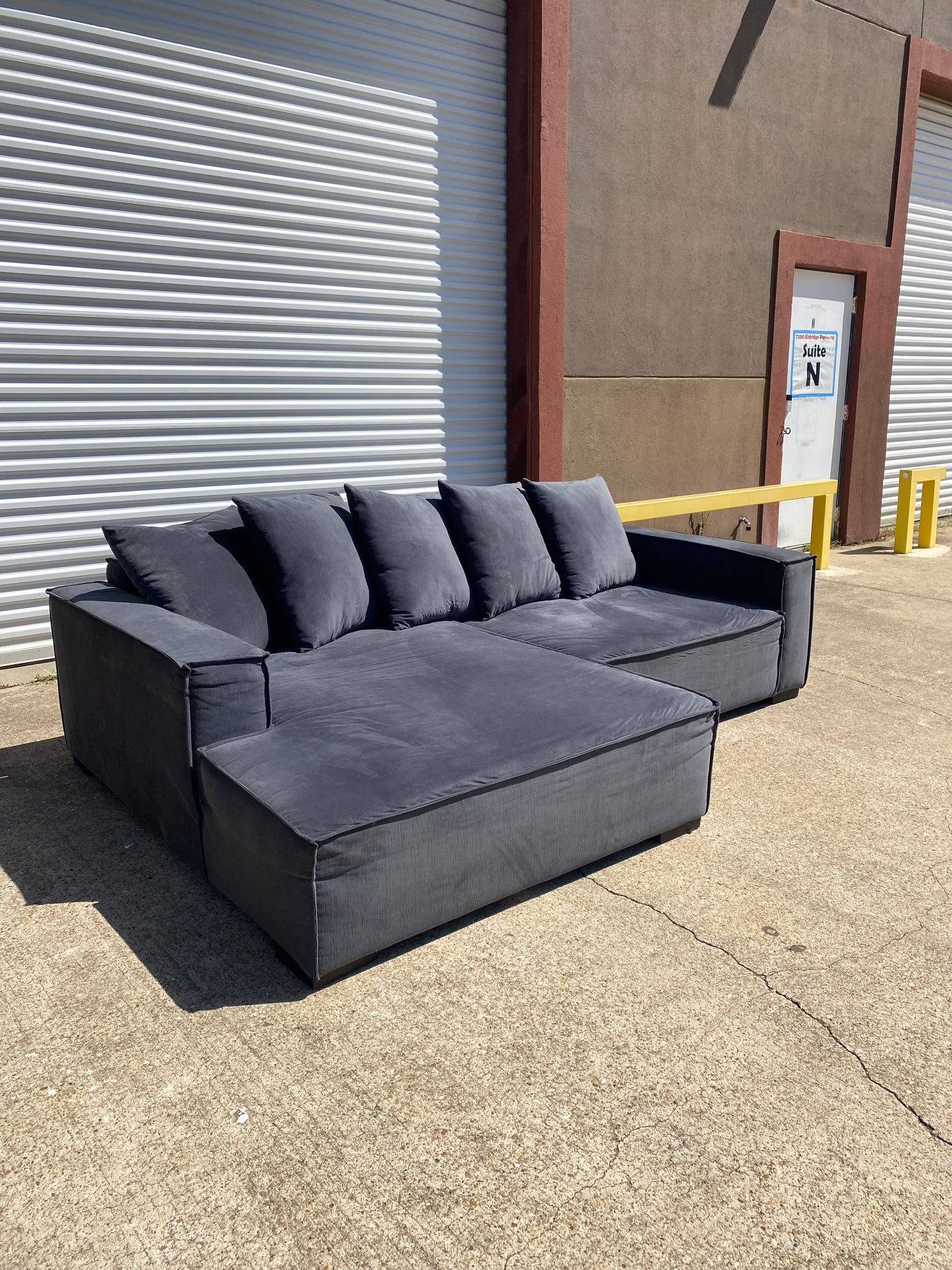 Dark Grey 2 Piece Sectional