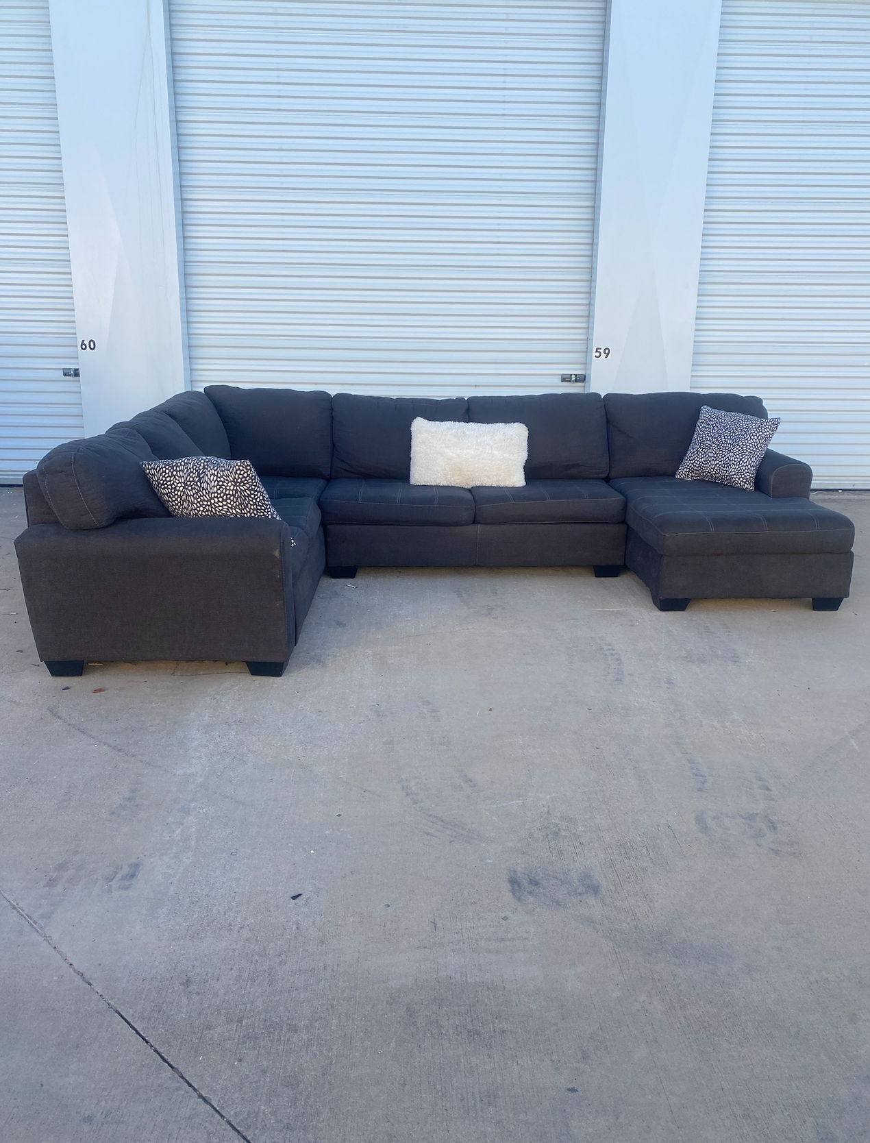 Gray Ashley Furniture Sectional Couch