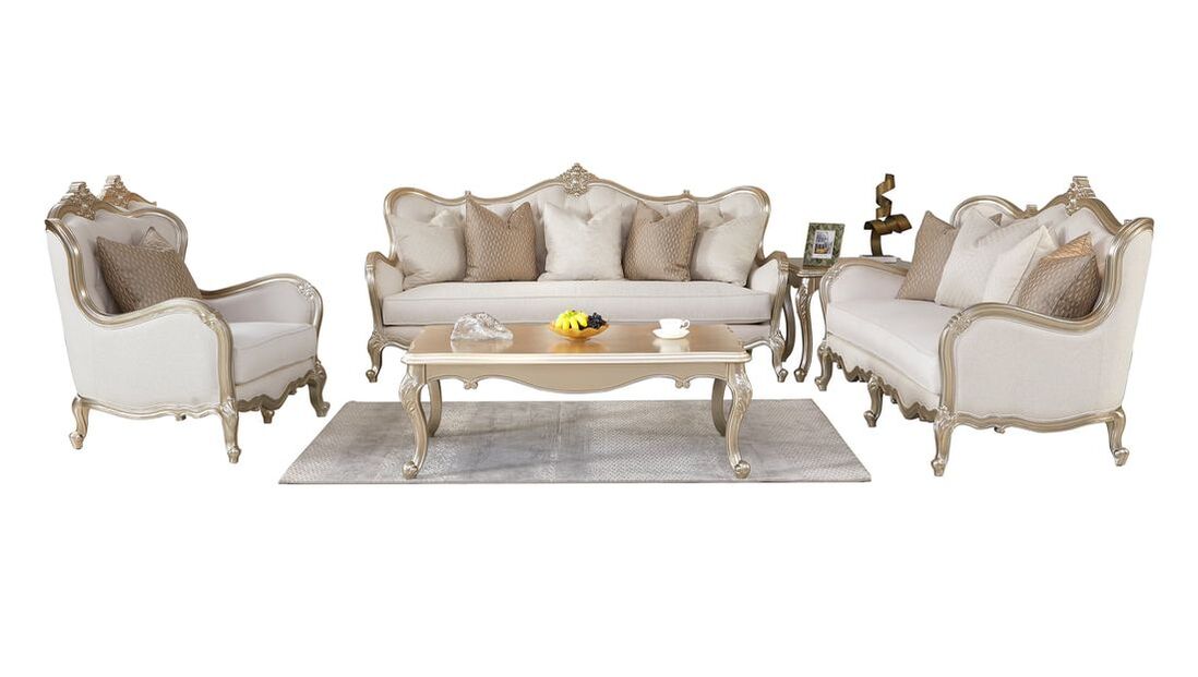 Luxurious Anastasia 3 Piece Living Room Sofa Set