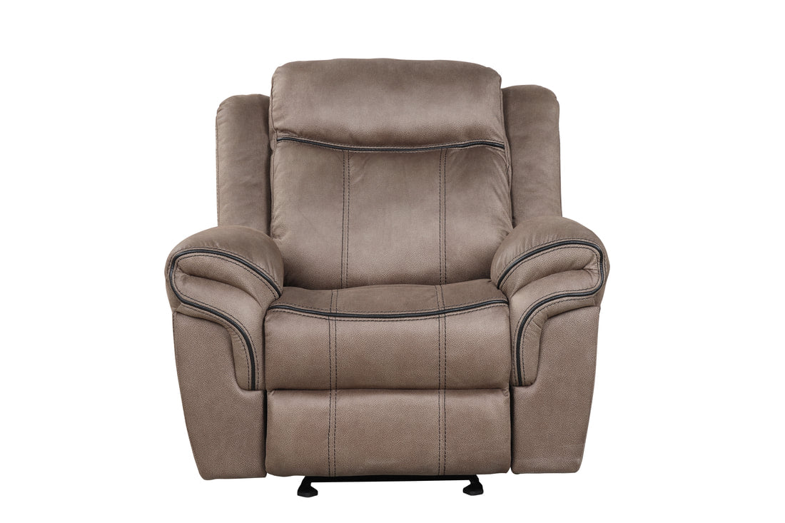 Andres Brown 3 Piece Reclining Living Room Set