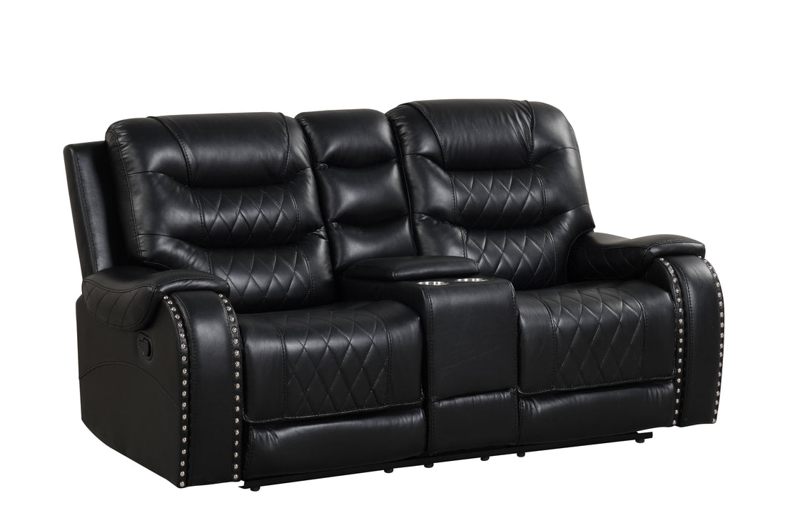 Ashley Black 3 Piece Reclining Living Room Set