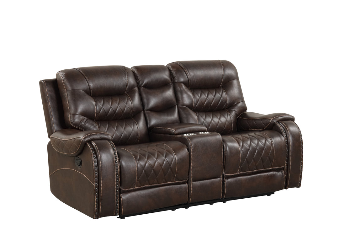 Ashley Brown 3 Piece Reclining Living Room Set