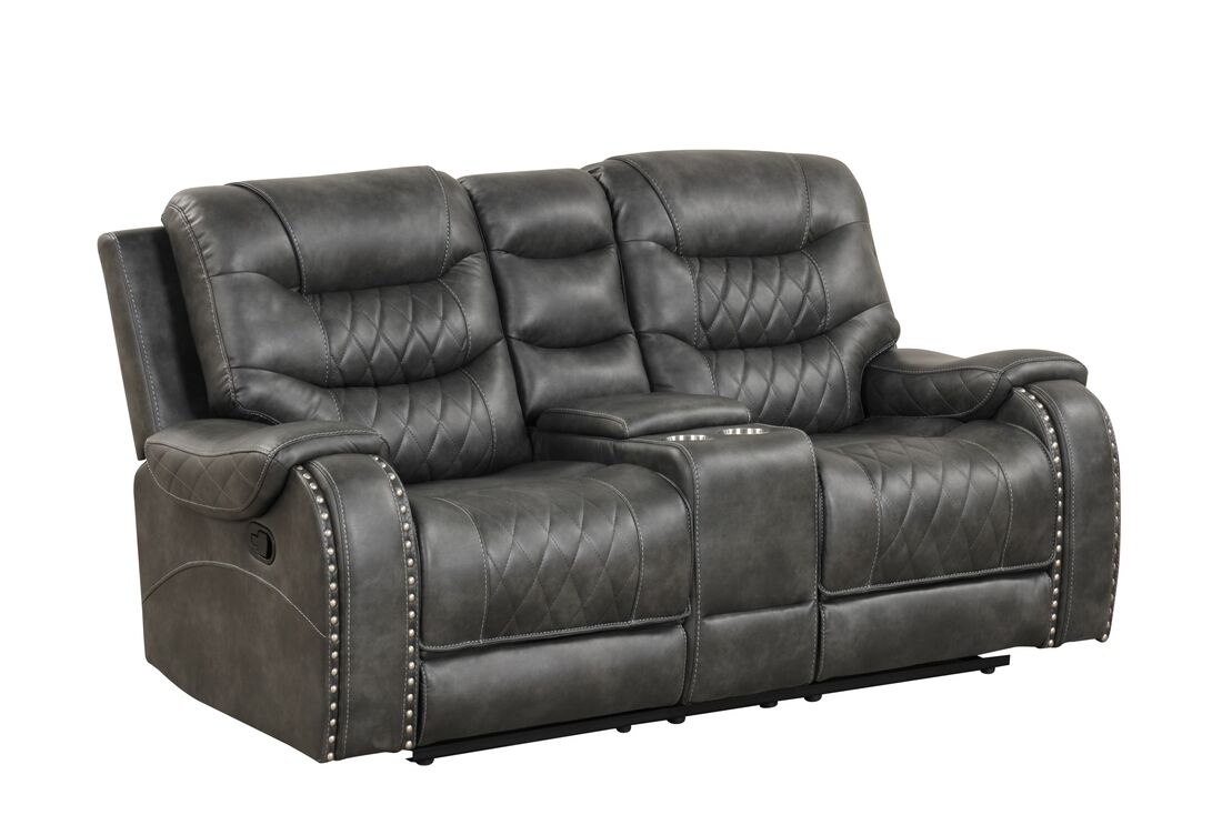 Ashley Charcoal 3 Piece Reclining Living Room Set