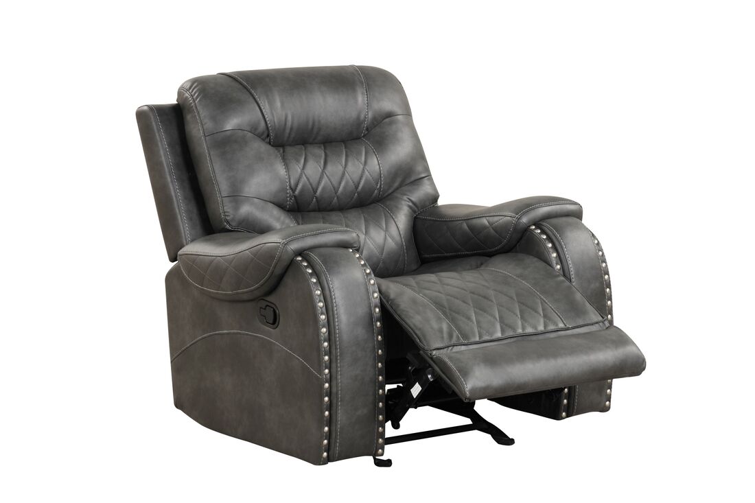 Ashley Charcoal 3 Piece Reclining Living Room Set