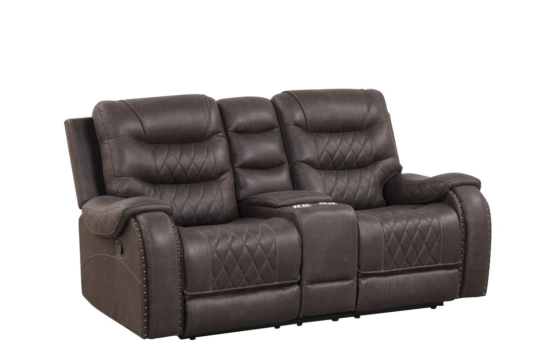 Ashley Chocolate 3 Piece Reclining Living Room Set