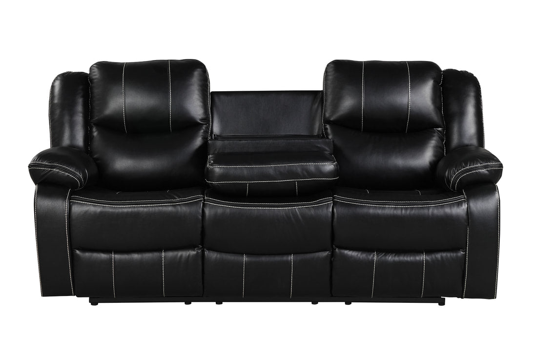 Carter Black 3 Piece Reclining Sectional
