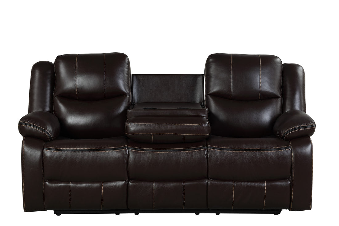 Carter Brown 3 Piece Reclining Sectional Couch