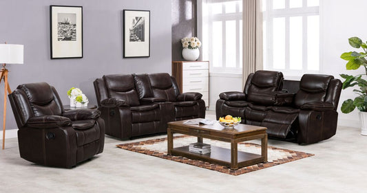 Reno 3 Piece Living Room Reclining Set