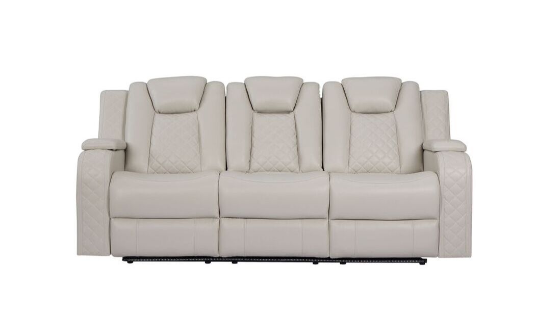 Galaxy Sand Power Reclining 3 Piece Living Room Set