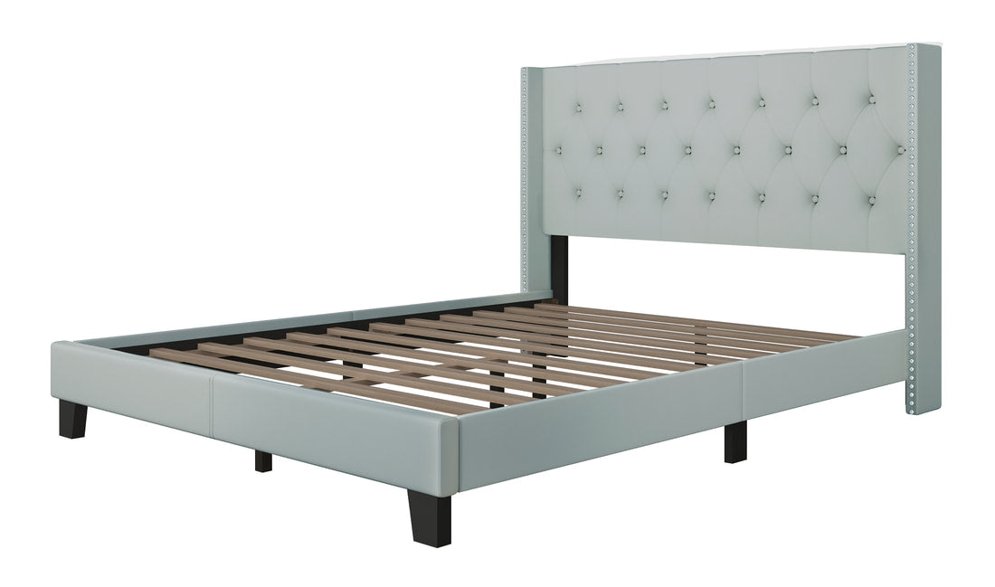 HH720 Gray Platform Bed King/Queen/Full/Twin