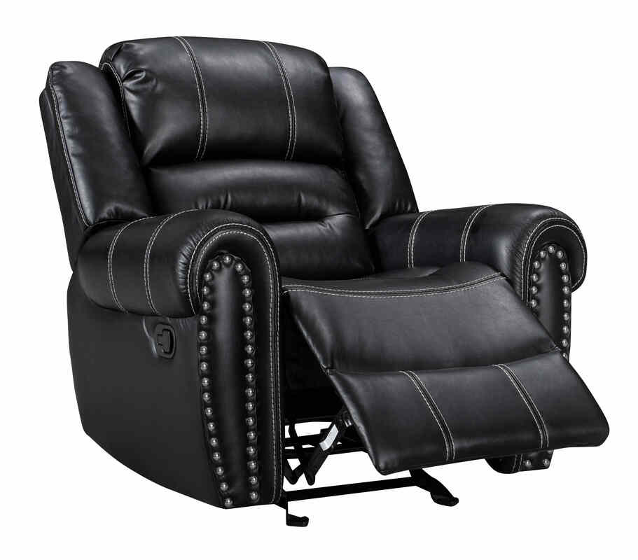 Lexington Black 3 Piece Reclining Living Room Set