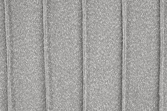 Oasis Modern Gray Boucle Platform Bedframe King/Queen