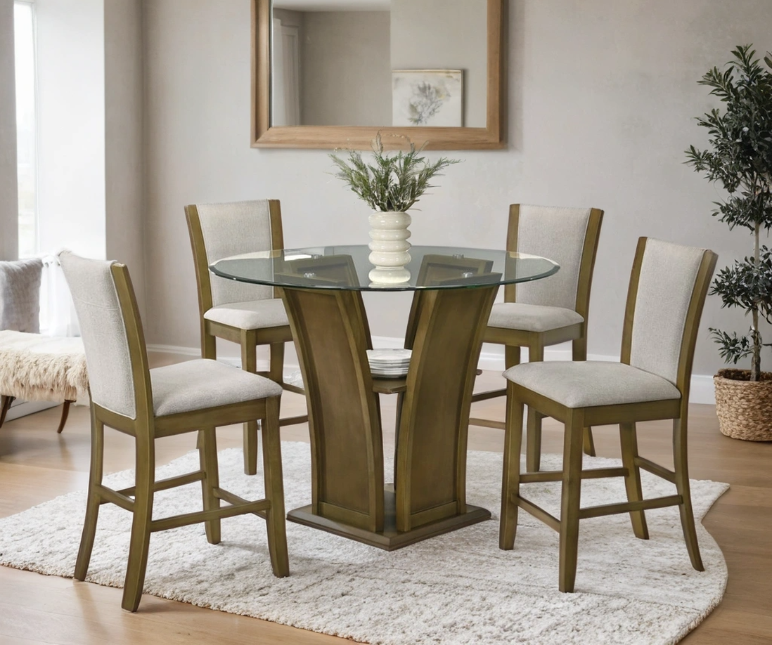 Orlando Biege 5 Piece Dining Set