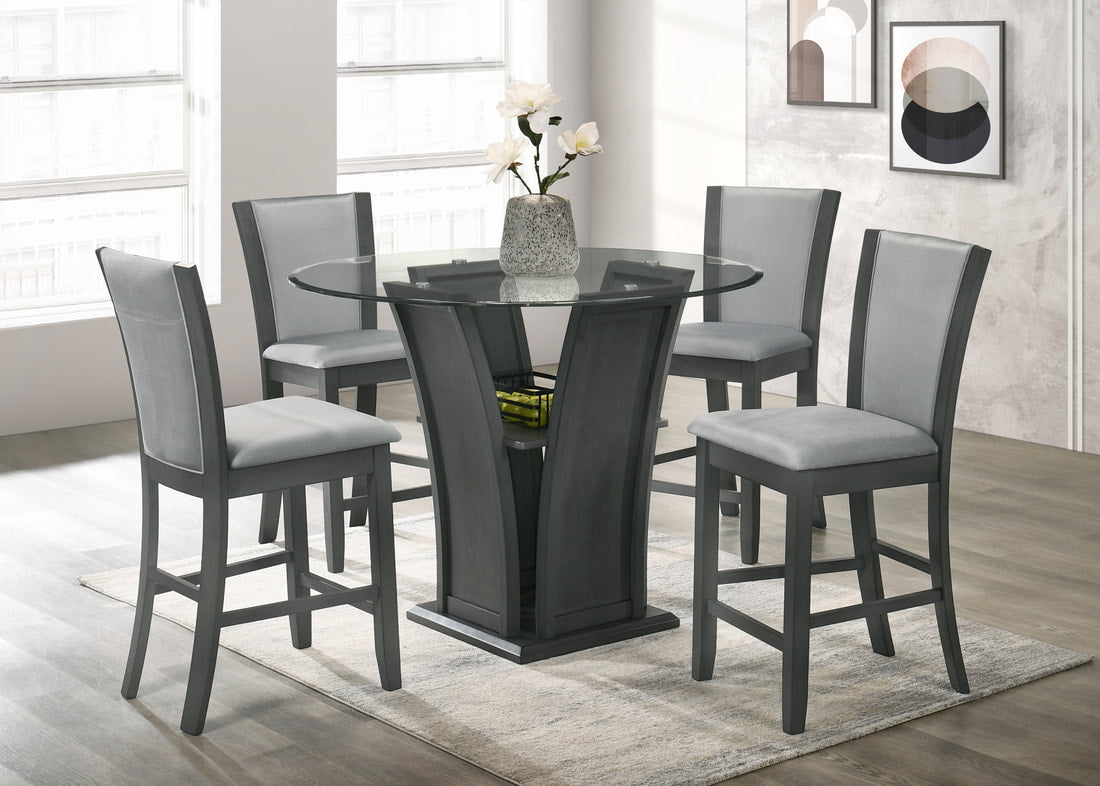 Orlando Grey 5 Piece Dining Set