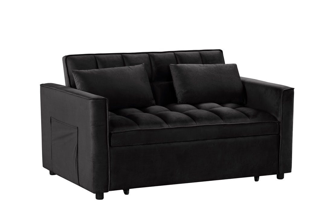 Black Sofa Sleeper Futon Couch