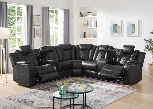 Spaceship Power Reclining Power Reclining Sectional Couch
