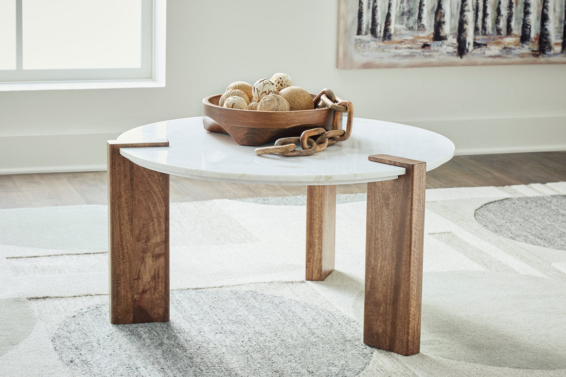 Ashley Isanti Circle Coffee Table
