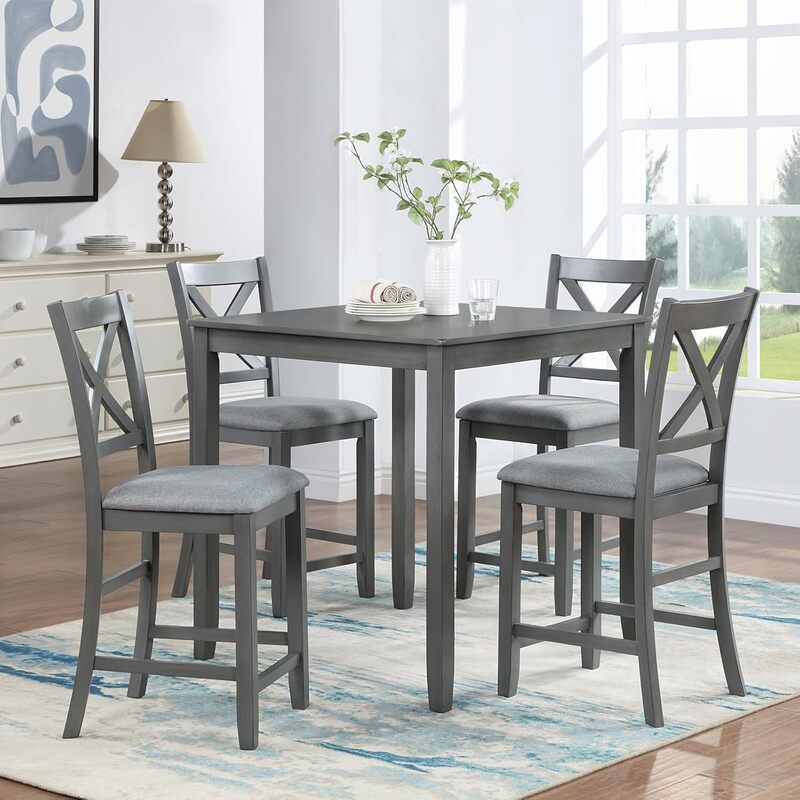 Tahoe Grey 5 Piece Dining Set
