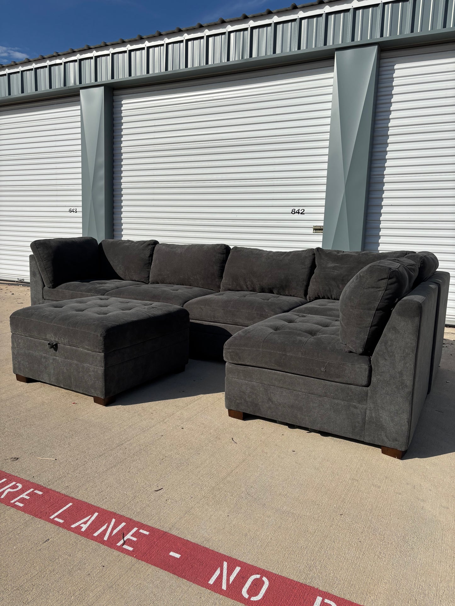 Charcoal Thomasville Modular Sectional