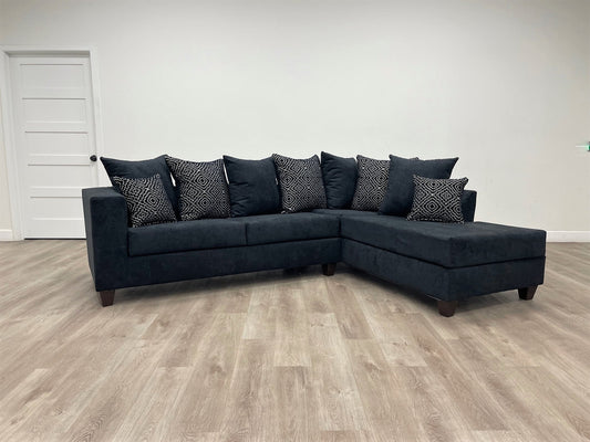 Monroe Hollywood Black Sectional