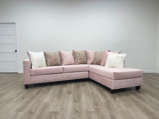 Monroe Pink Sectional