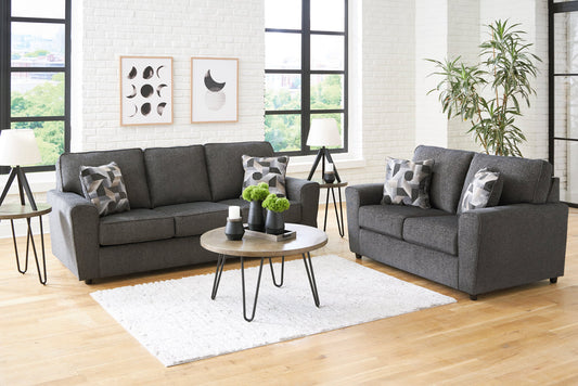 Ashley Slate Sofa & Loveseat Living Room Set