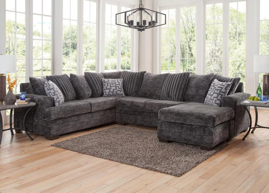 Galatic Charcoal Sectional