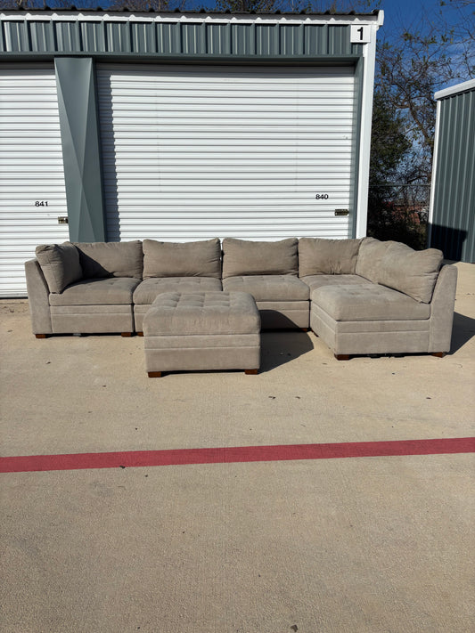 Light Grey Thomasville Sectional Couch