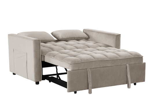 Beige Sleeper Sofa Futon