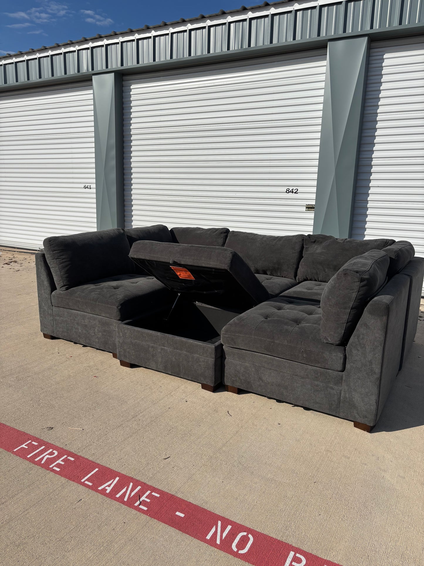 Charcoal Thomasville Modular Sectional