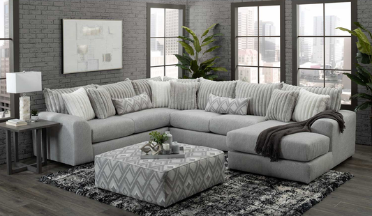 Venus Oversized Gray Sectional