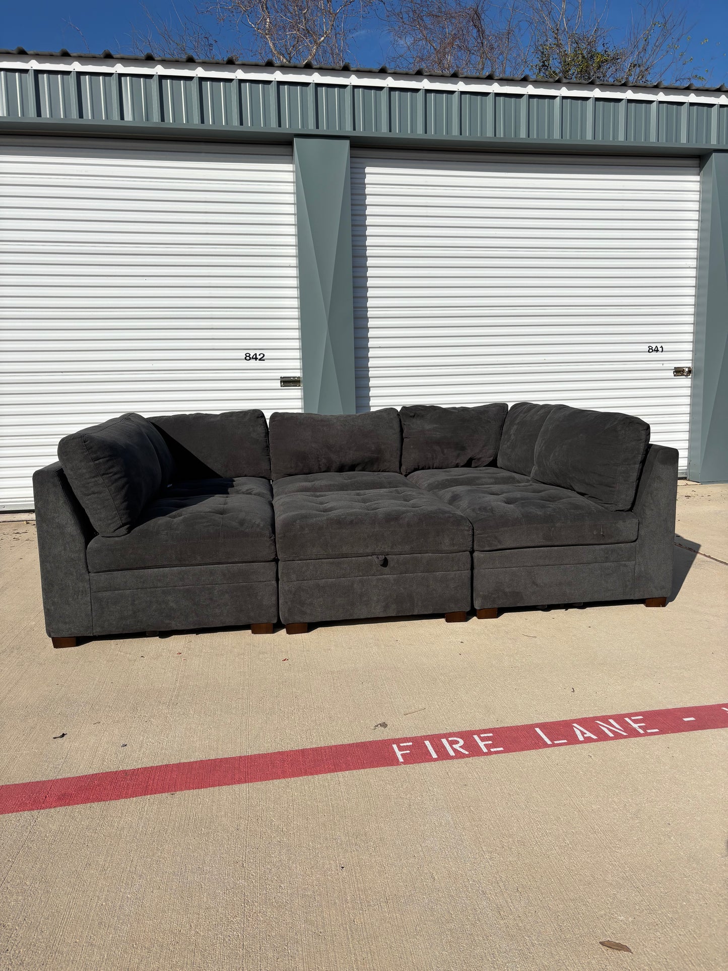 Charcoal Thomasville Modular Sectional