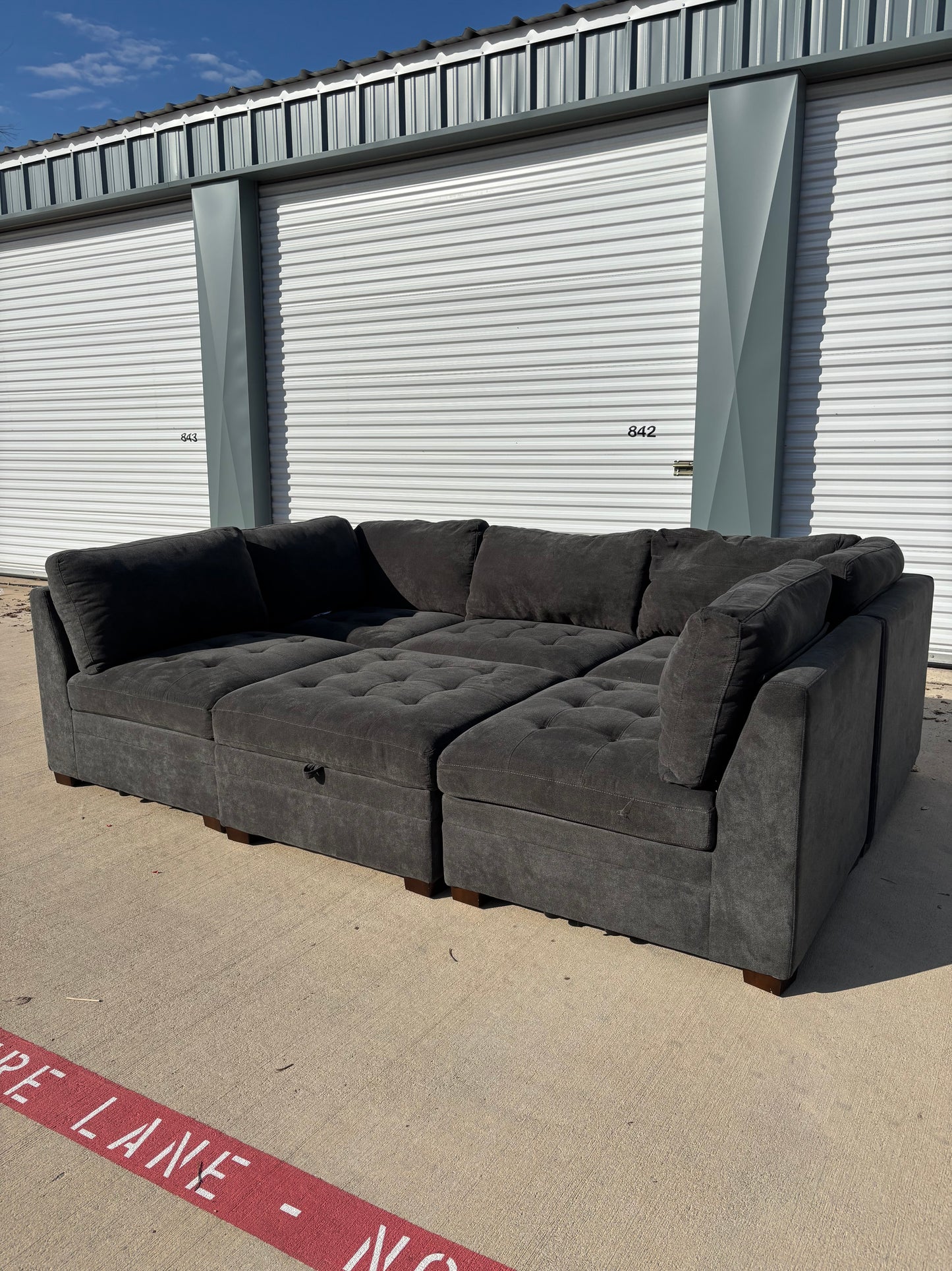 Charcoal Thomasville Modular Sectional
