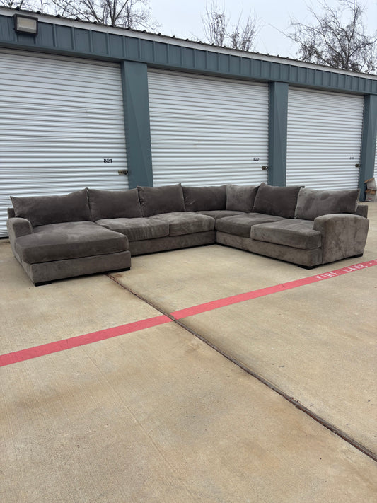 Oversized Deep Seating Johnathan Lewis Sectional Couch
