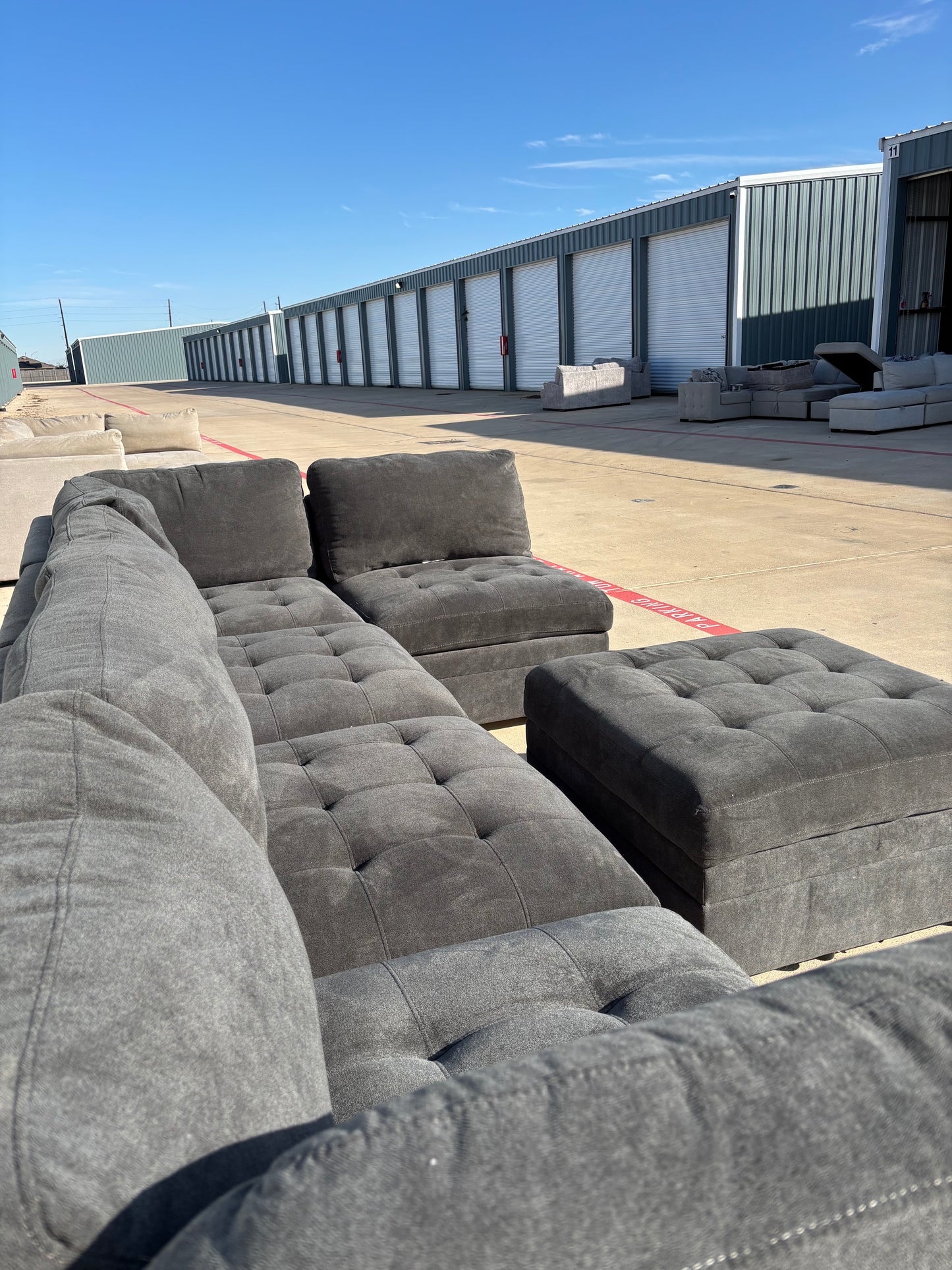 Charcoal Thomasville Modular Sectional