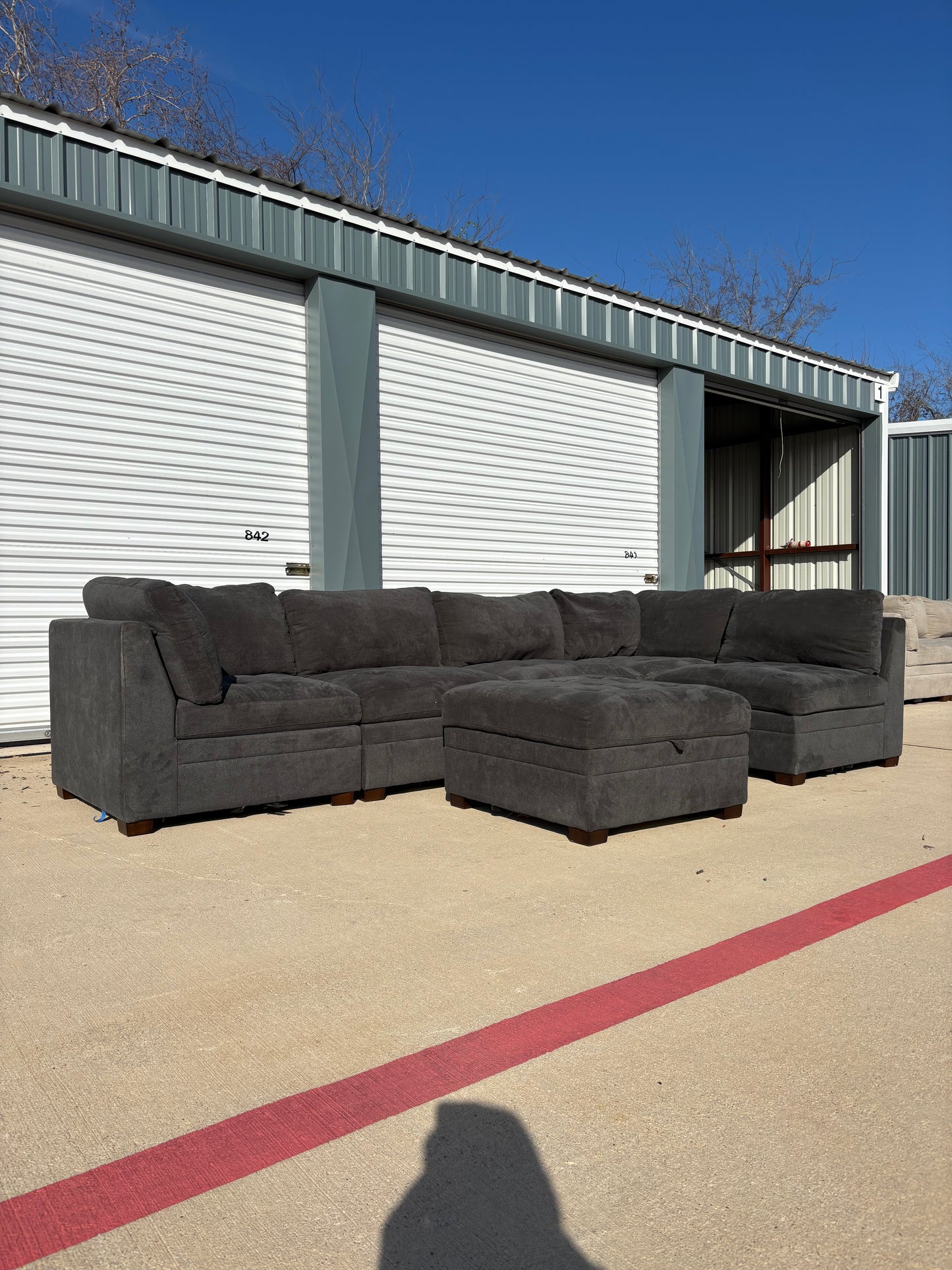 Charcoal Thomasville Modular Sectional